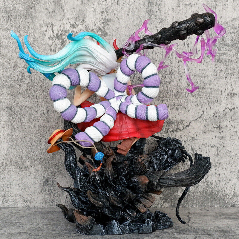 Yamato様 Anime One Piece Yamato With a Crouching Head Figure PVC