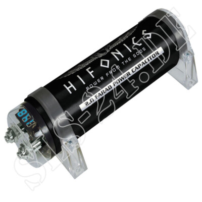 Hifonics HFC 2000 Kondensator 2.0 Farad Pufferkondensator AUTO Power-Stabilizer