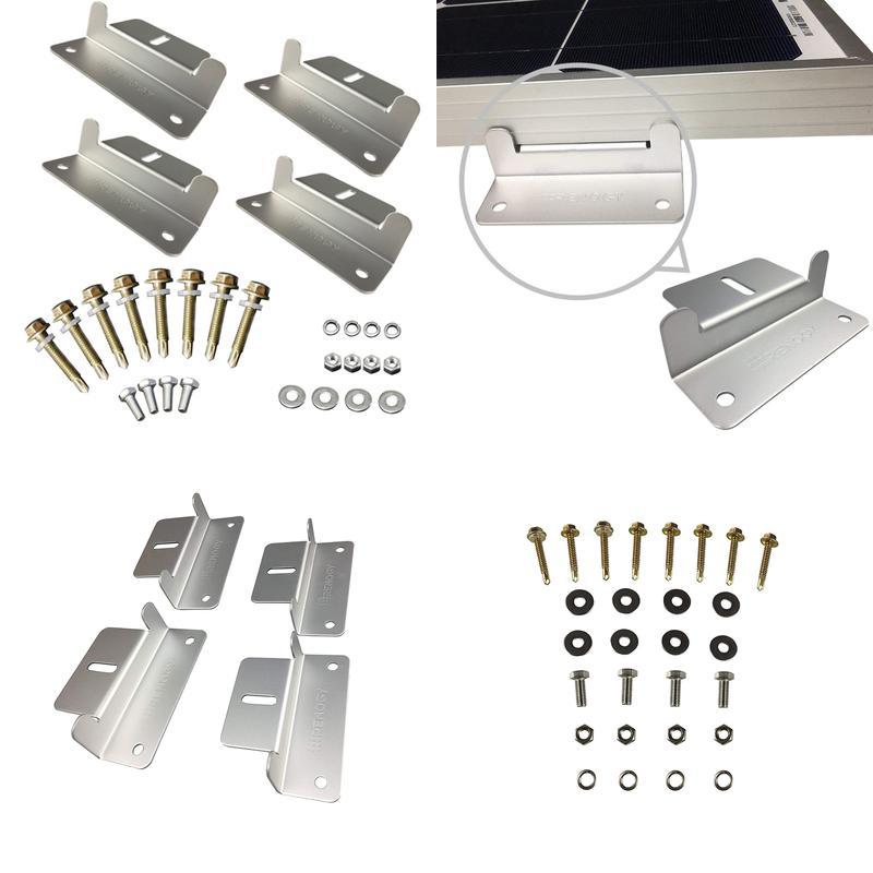Renogy Solar Panel Mounting Z Bracket Mount Supporting For R