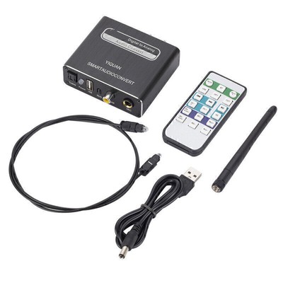 Digital to Analog Optical Fiber Coaxial USB 5.0 Bluetooth-Compatible Receiver