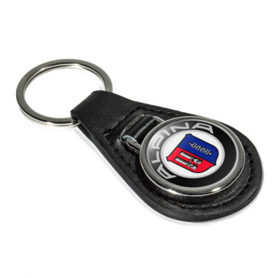 Leather Key Holder Alpina Unique Gift Car Accessories Top Quality Keychain