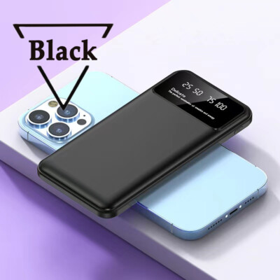 2000000mAh Portable Power Bank Fast Charger Battery Pack 2USB for Mobile Phone