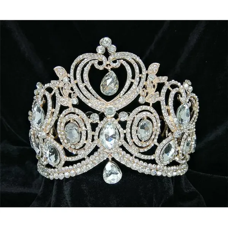 Tian Sweet 34015-RG 8.3 Oz Crown with 2 Diamond Pendant - Rose Gold