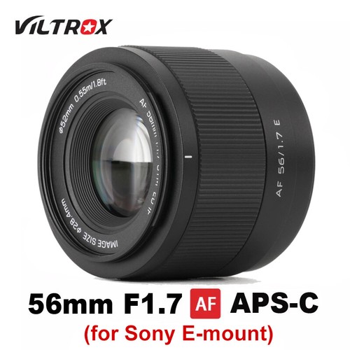 VILTROX AF 56mm f1.7 Eマウント Viltrox AF 56mm F1.7 Air APS-C Lens for Sony E-mount