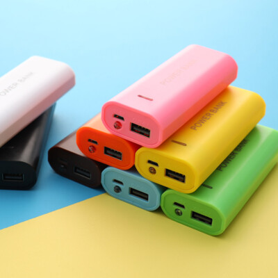 5V 5600mAh 2X 18650 USB Power Bank Battery Charger Case DIY Box For Chargix$