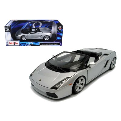 Lamborghini Gallardo Spyder Silver 1/18 Diecast Model Car by Maisto 31136s
