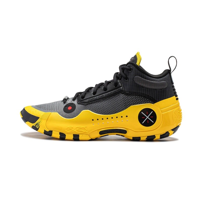 Pre-owned Li-ning Way Of Wade 10｜caution｜men's Competition Basketball Shoes Abas115-10 In Yellow