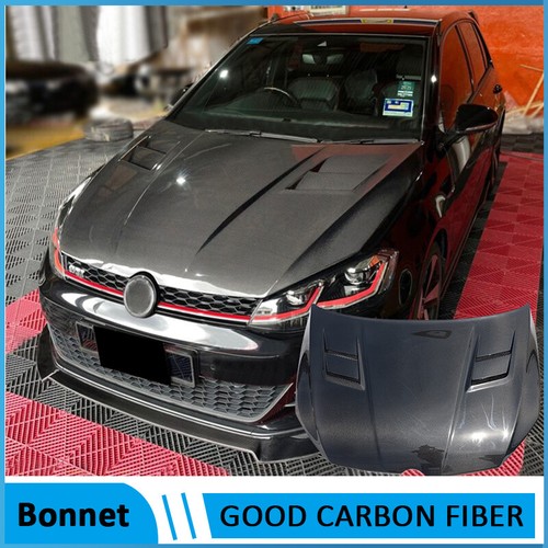 For VW Golf 7 VII MK7 /R/GTI 2014-17 Carbon Fiber Front Hood