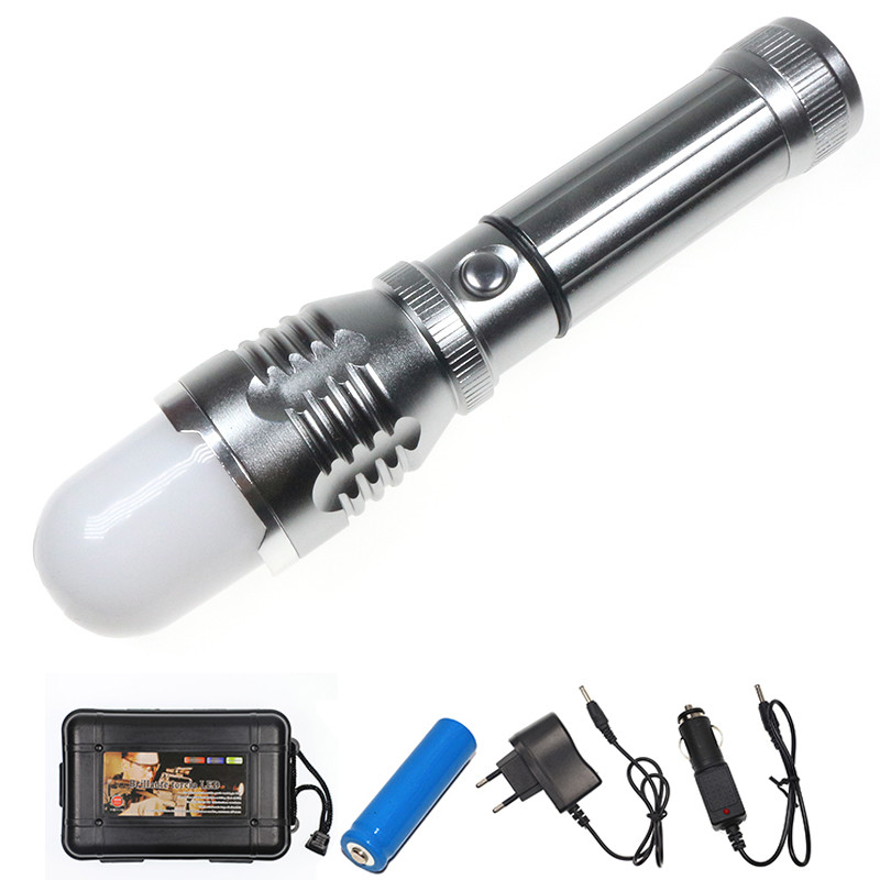 Torcia Led TeKone TO-BL101 Ricaricabile Luce Alluminio Potente Alta Luminosi hsb