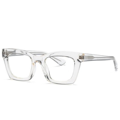 Women Men Anti-Blue Light Glasses Imitation Plate TR90 Personalized Eyeglasses N