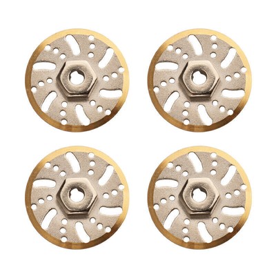 4pcs/set Upgrade Hexagonal Coupling Hex Brake Disc Adapter for SCX24 RC Car Hex