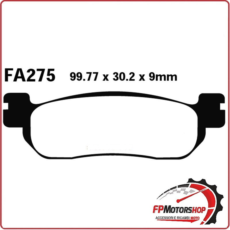 PASTIGLIE FRENO PER MOTO YAMAHA R1 02>03 R6 99>02 EBC FA275HH SINTERIZZATA