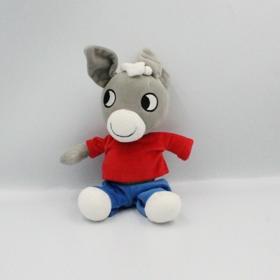Kuscheltuch Plüschtier L' Esel Trotro Gallimard Jeunesse 26 CM - Pferd Esel