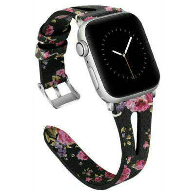 Slim Leather Band Thin Strap for Apple Watch Series 8/7/6/5 38 40 41 42 44 45mm