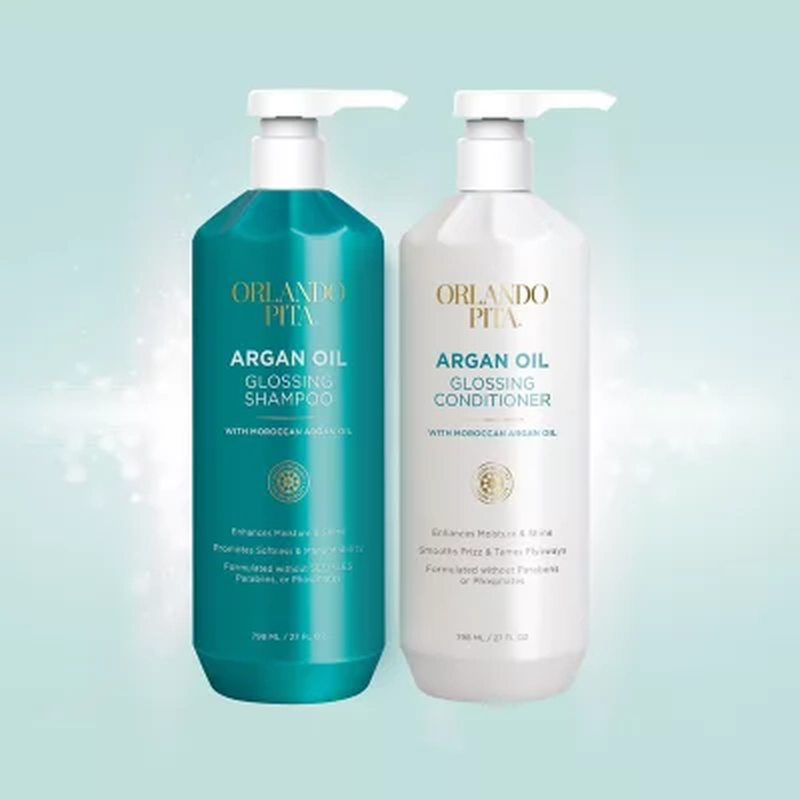 Orlando Pita Argan Oil Glossing Shampoo & Conditioner Duo (27 Fl. Oz., 2 Pk.)