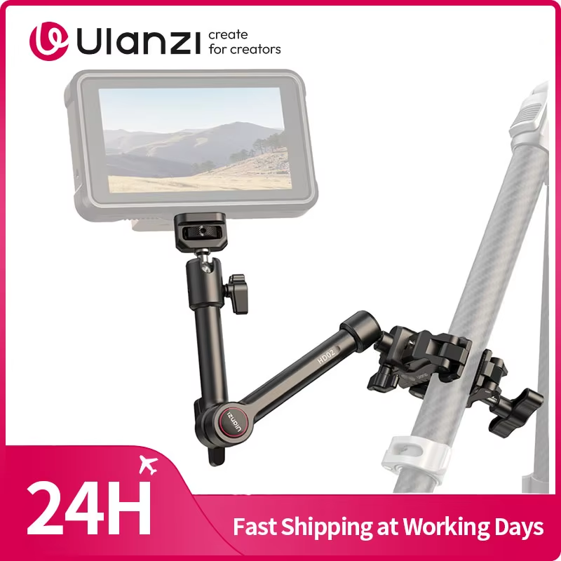 Magic Arm Kit 10-inch with Super Clamp for Tripod Camera Fill Light Magic Arm