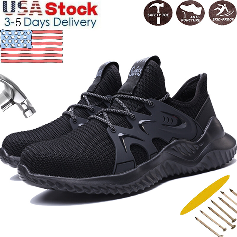 Men Steel Toe Shoes Work Shoes for Man Safety Shoes Indestru