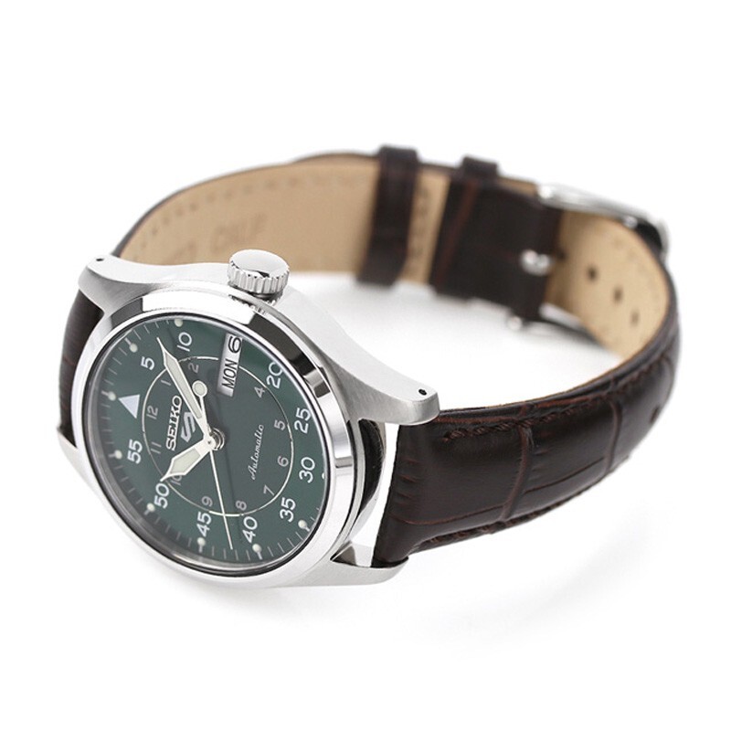 Pre-owned Seiko 5 Sport Sbsa203 Green Dial Automatic Mechanical Men Watch Made In Japan