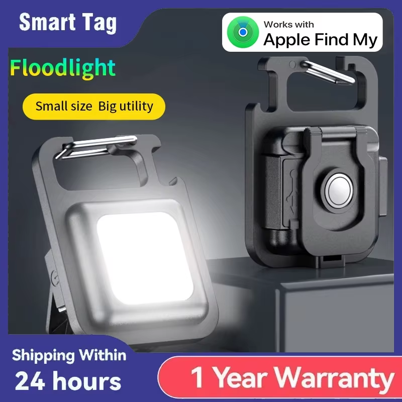 AIYATO Multifunction Locator Bluetooth Tracker Rechargeable floodlight Keys Find