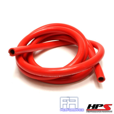 1Feet HPS 5/16" 8mm High Temp Reinforce Silicone Heater Hose Tube Coolant Red