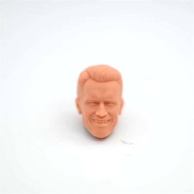 1/10 Scale Smile Arnold Schwarzenegger Head Sculpt Unpainted Fit 7'' Neca Figure