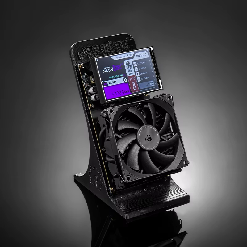  💰🔋  Bitaxe NerdQaxe++ 4.8TH/s Bitcoin Miner with BM1370 ASIC Chip 💻📡