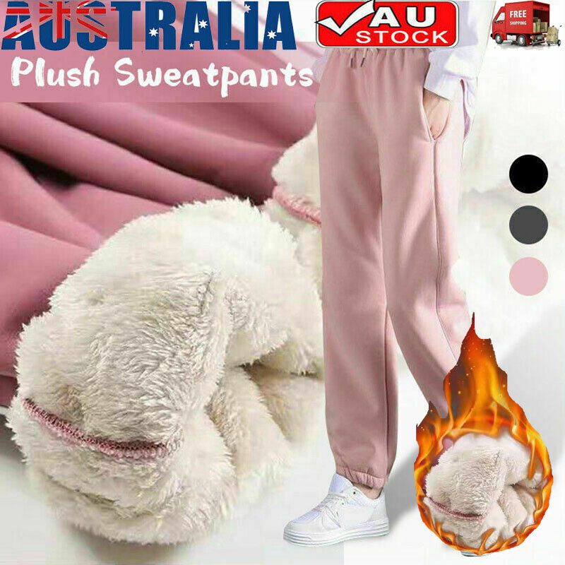 Women'S Warm Thick Trousers Thermal Fleece Lined Stretchy Leggings Pants Winter