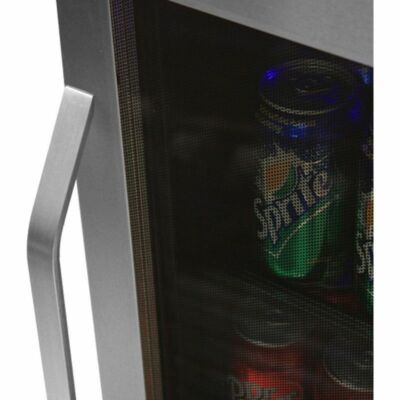 Compact 184 Can Built-In Beverage Center, Stainless Steel Commercial Size Fridge