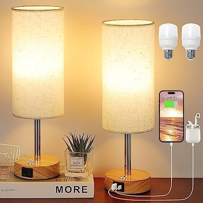 Touch switch bedside lamps deals