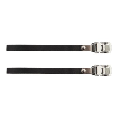 Toe Straps Sunlite Road Leather Black