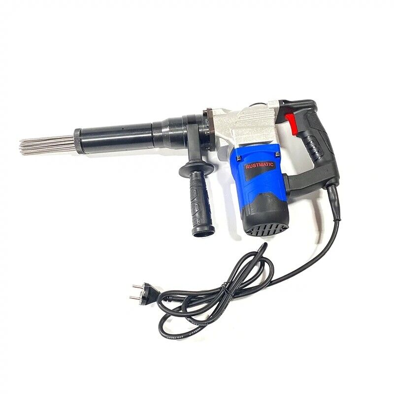 Hand-Held Electric Needle Scaler Welding Slag paint Descaling Device Gun 1400W