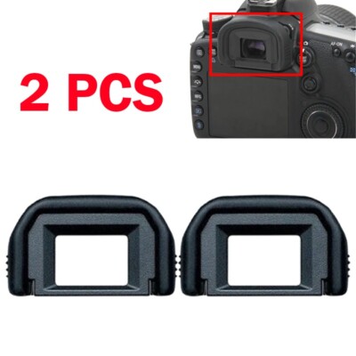 2 Pcs EyeCup Eyepiece For Canon EF Canon Rebel T8i T7i T7 T6i T6 1300D