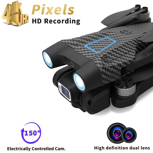 2024 New RC Drone With 4K HD Dual Camera FPV WIFI Foldable Quadcopter +3 Battery