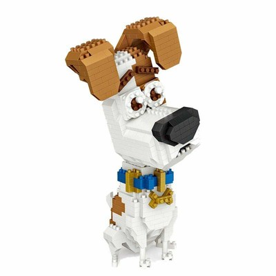 DIY 3D Dog Building Brick Toy Educational Gift for Children Figurine Block