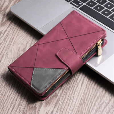 Zipper Wallet Leather Flip Case Cover For Xiaomi Redmi Note 12 Note 11S Note 10S