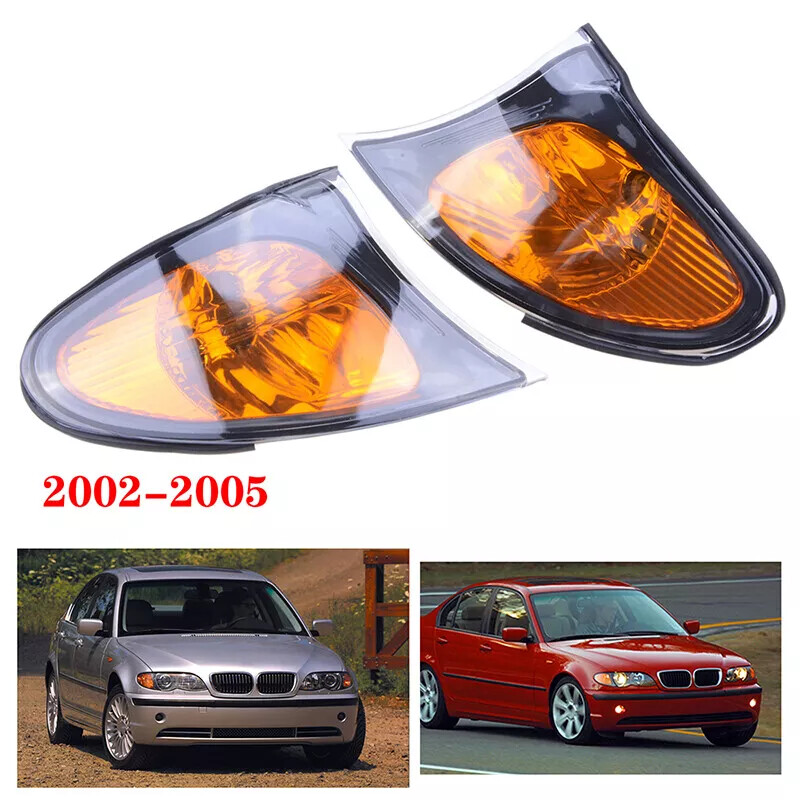 イエローコーナー/yellow corner Yellow Corner Light Turn Signal Lamp For BMW 02-05 E46 4D/5D