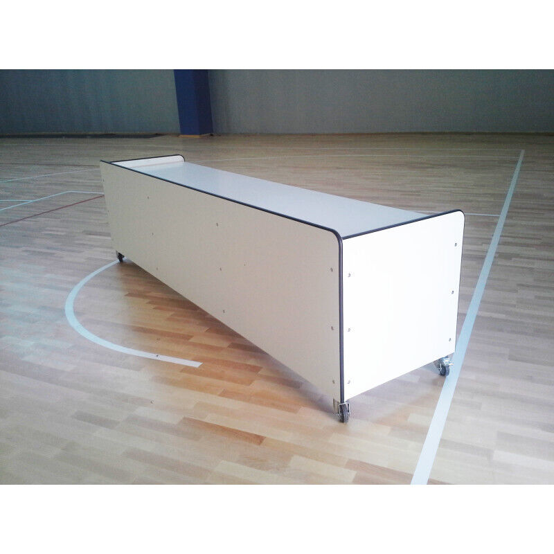 (04) TAVOLO PER GIUDICI BASKET/PALLAVOLO CARENATO LUNGHEZZA MT 3 +O-  PROTEZIONE