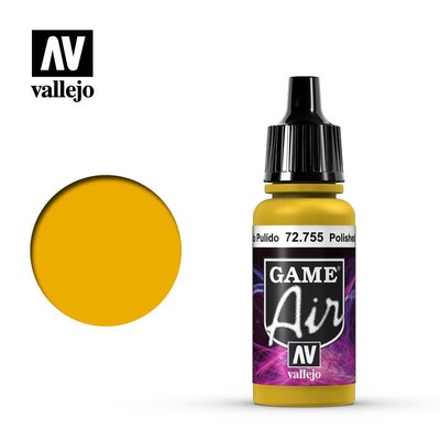 Vallejo Game Air 72.755 Polished Gold 17ml Bottle