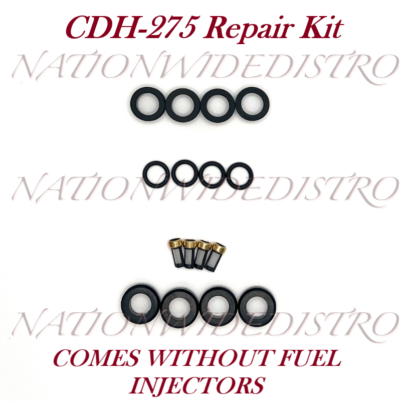 Nikki Fuel Injector Repair Kit 4pcs Mitsubishi 2.4L I4 Eclipse Galant Montero