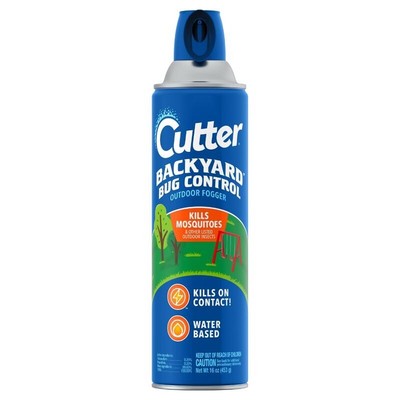 Cutter Backyard Bug Control Outdoor Ready To Use Fogger Kills On Contact 16 oz
