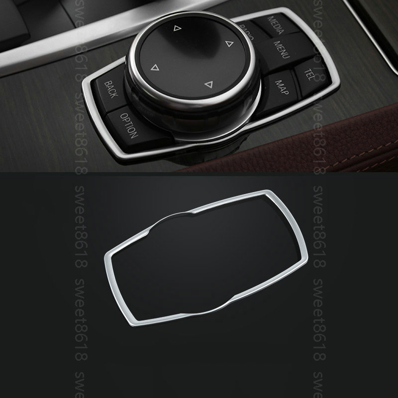 Interior Multimedia Button Frame Cover Trim For Bmw X5 F15