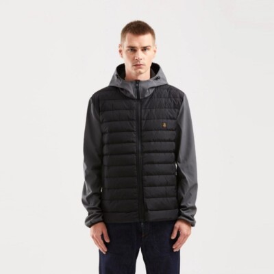 

Пуховик REFRIGIWEAR King Jacket Мужская куртка с капюшоном Серый Черный I2022, Grey black