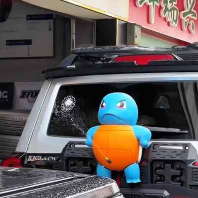 New Popular Toys Anime Will Spray Water Jenny Car Accessories Spray Water Big