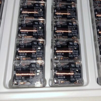 2PCS OMRON G6C-2117P-US-8VDC Power Relay 6Pins 8A 250VAC