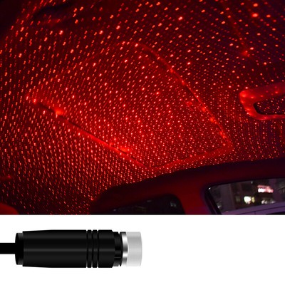 USB Starry Sky Lamp Car Atmosphere Light Decoration Star Ceiling Projection L Pe