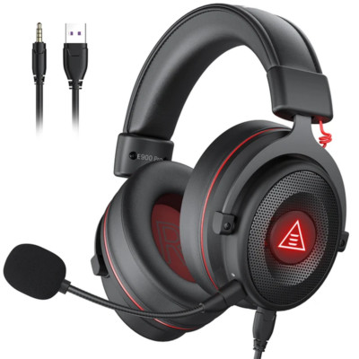 EKSA E900 Pro Gaming 7.1 Surround Wired Headphones Noise Cancelling Microphone