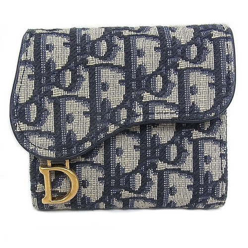 Dior ディオール 財布 Saddle Lotus グレー ディオール(Dior)ディオール Saddle サドル ロータスウォレット