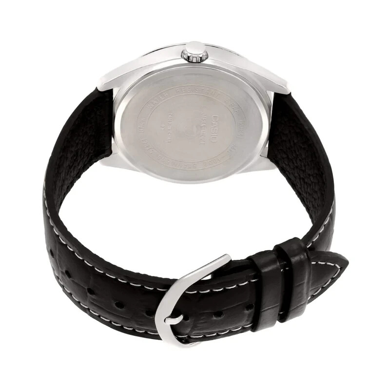Pre-owned Casio Ltp-1302l-1b3vdf Arabic Numbers Dial Watch For Women