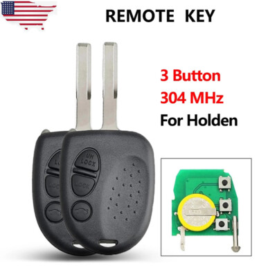 2 New Uncut Remote Key Fob 3 Buton for 2004 -2006 Pontiac GTO FCC QQY8V00GH40001