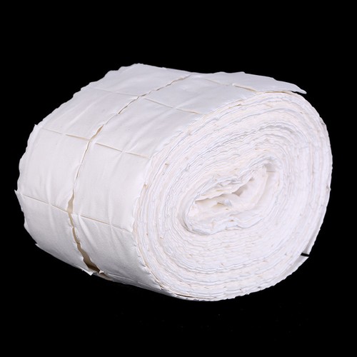 500Pcs Wipe Nail Polish Gel Remover Paper Cotton Pads Roll Nail Art C'S*